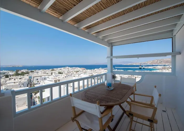Mykonos 3 Bedroom With Panoramic Sea And Town Views *