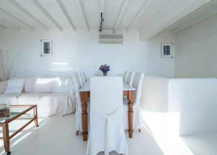 Semesterbostad Mykonos 3 Bedroom With Panoramic Sea And Town Views *