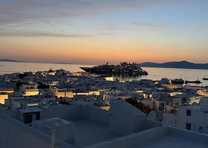 Ferienhaus Mykonos 3 Bedroom With Panoramic Sea And Town Views Mykonos Town