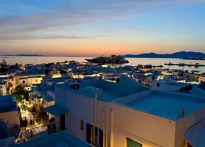 Mykonos 3 Bedroom With Panoramic Sea And Town Views