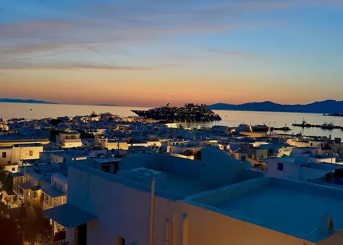Mykonos 3 Bedroom With Panoramic Sea And Town Views *