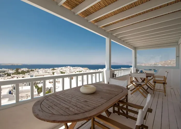 Mykonos 3 Bedroom With Panoramic Sea And Town Views Ferienhaus *